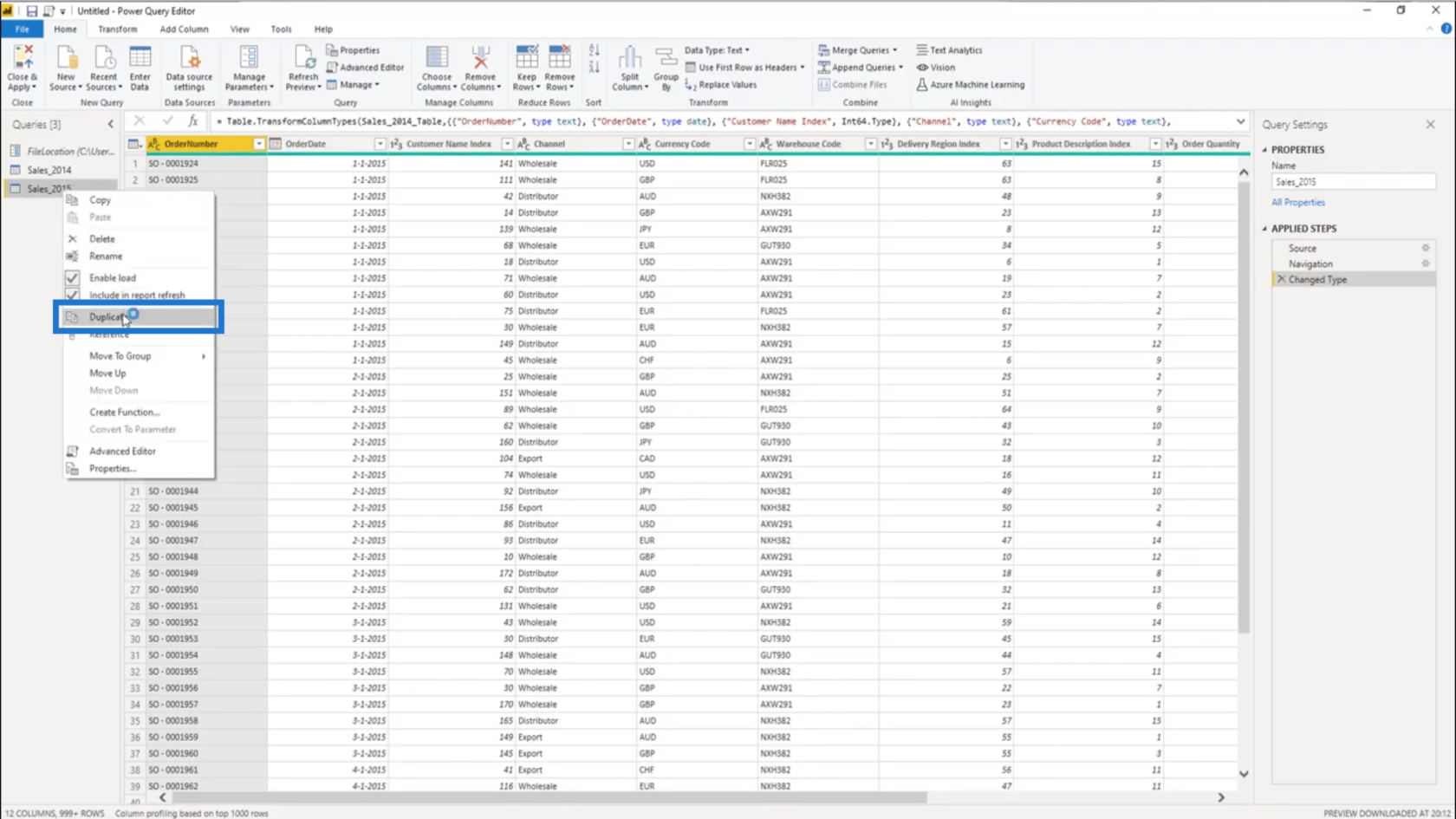 Lag et permanent oppdatert praksisdatasett i LuckyTemplates