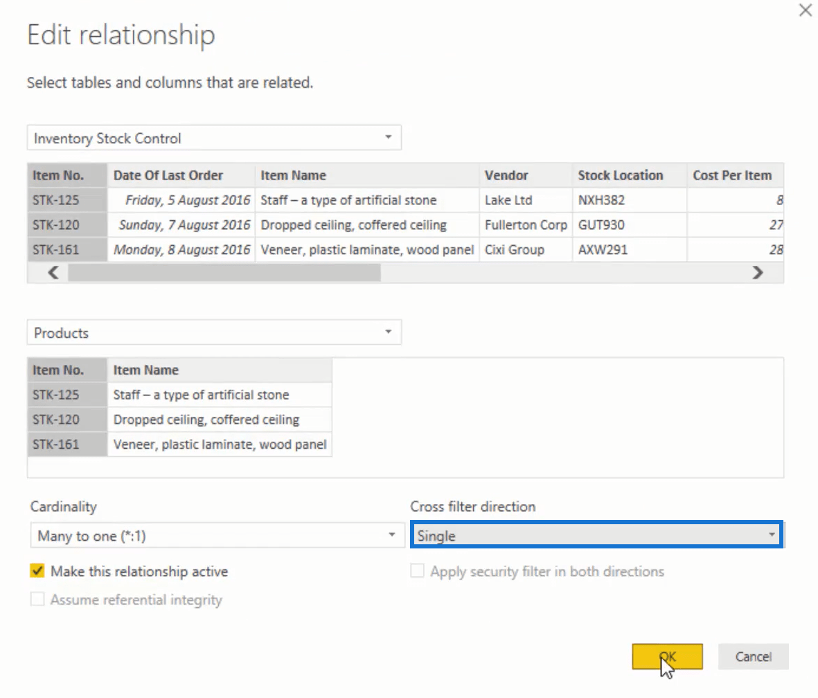 Datamodell LuckyTemplates for lagerstyring