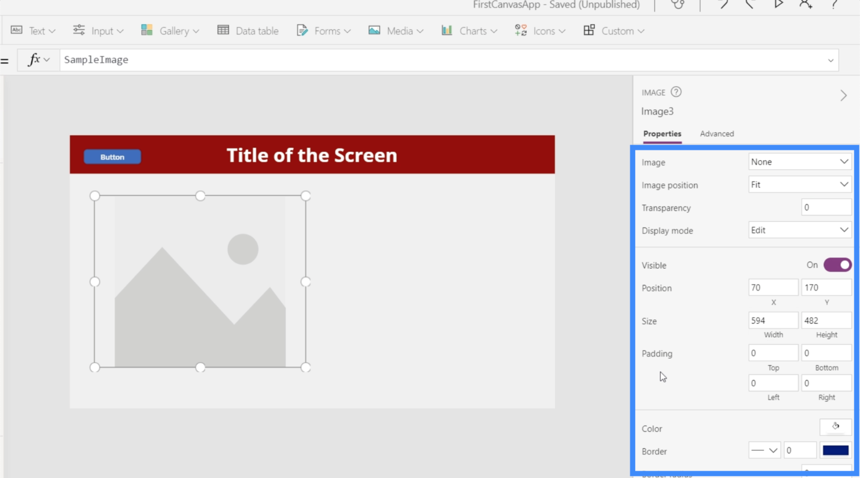 Obrázky PowerApps v kombinaci s perem, fotoaparátem a nahráváním fotografií