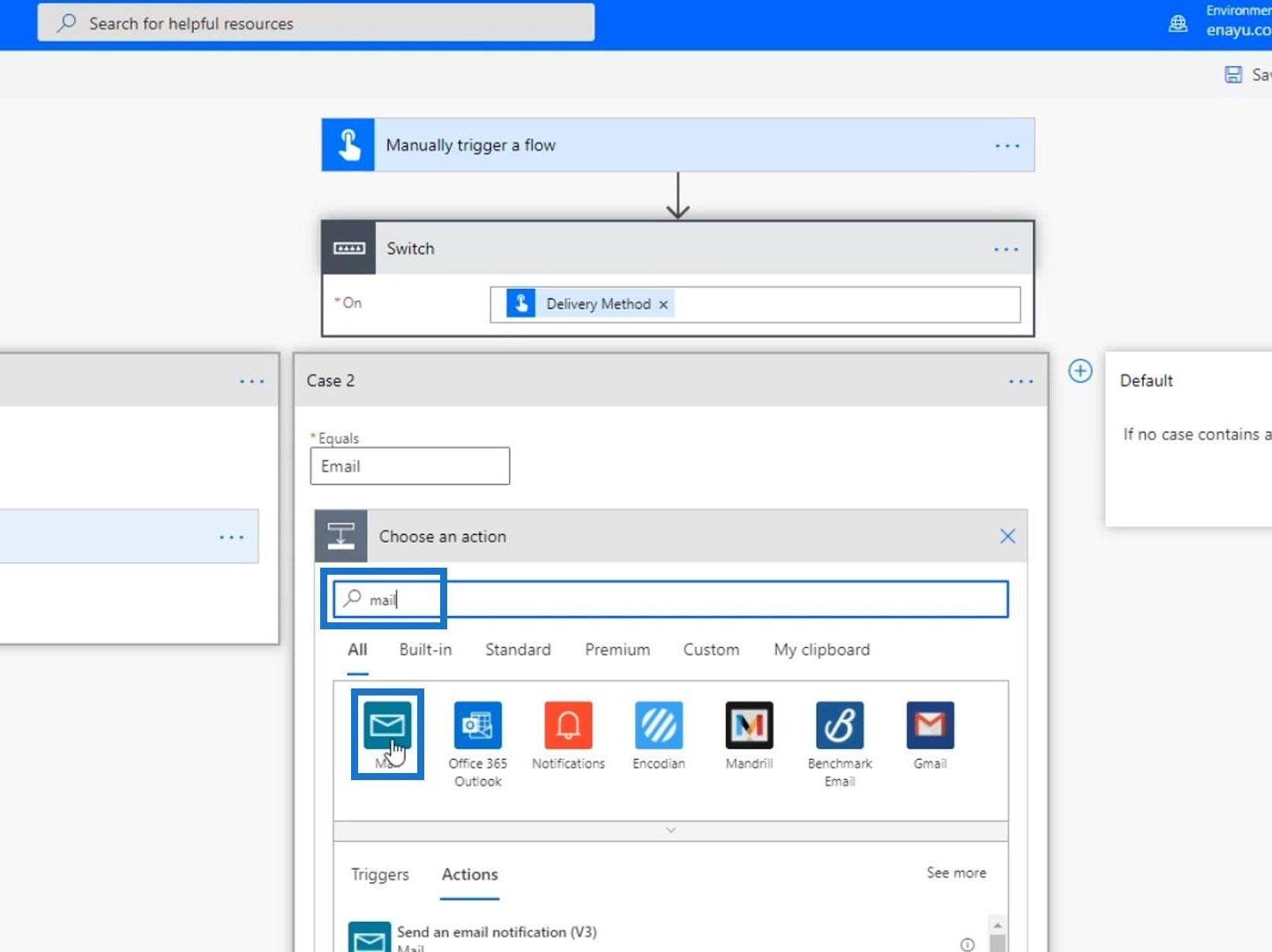 Power Automate Switch Control Action i arbetsflöden