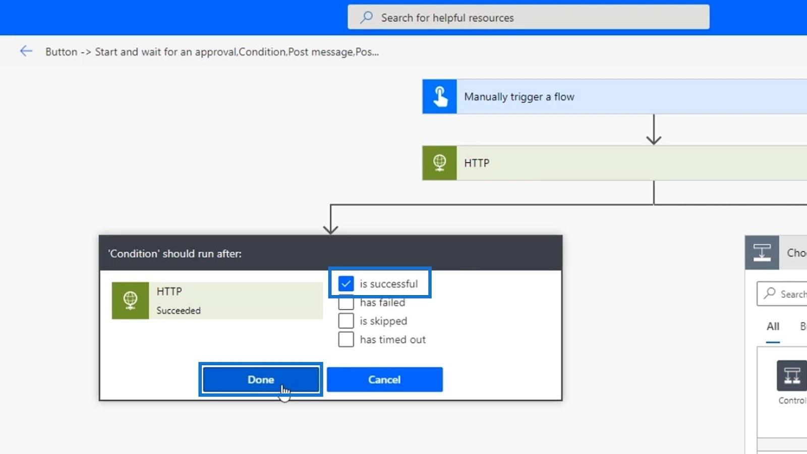 Hibakezelés a Power Automate-ban párhuzamos elágazáson keresztül