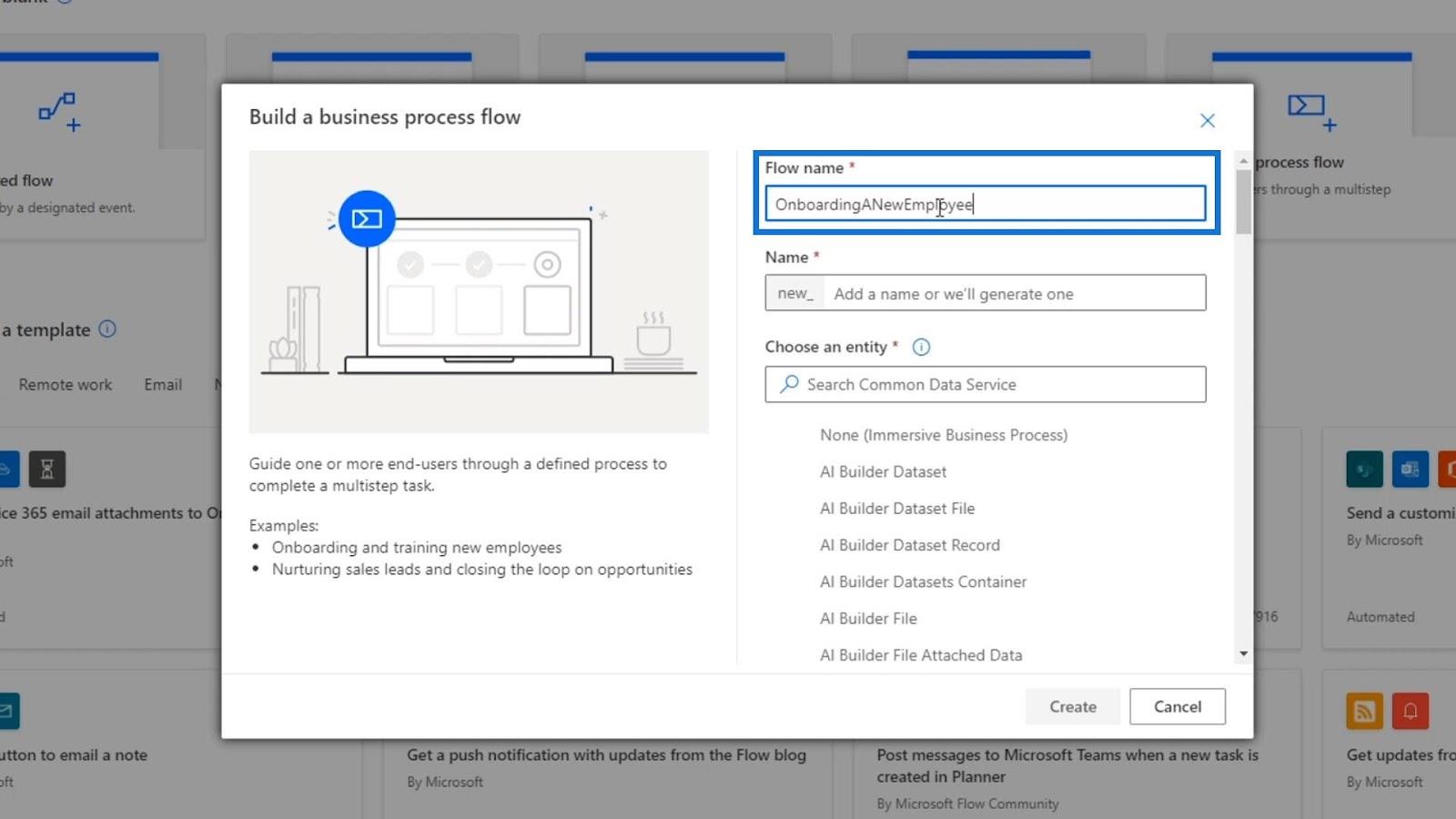 Üzleti folyamatok a Microsoft Power Automate-ban