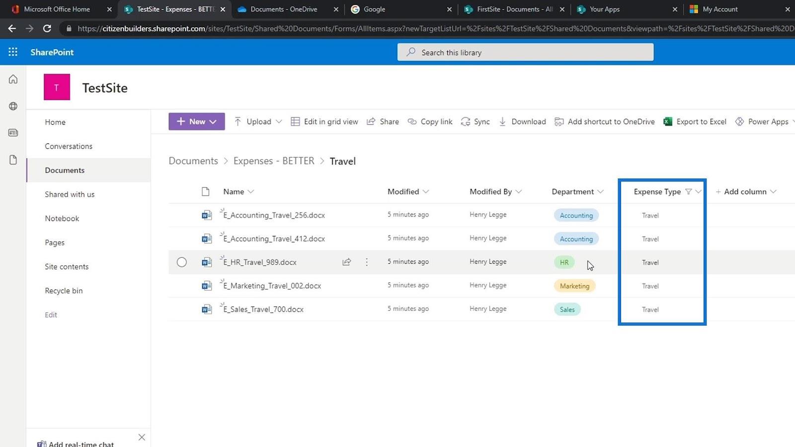 Metatietojen suodatus SharePoint-tiedostoissa