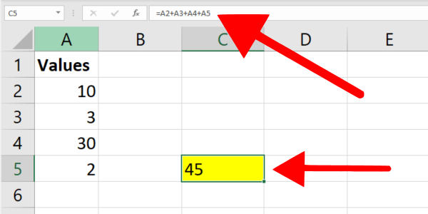 8 způsobů, jak přidat konkrétní buňky v aplikaci Excel