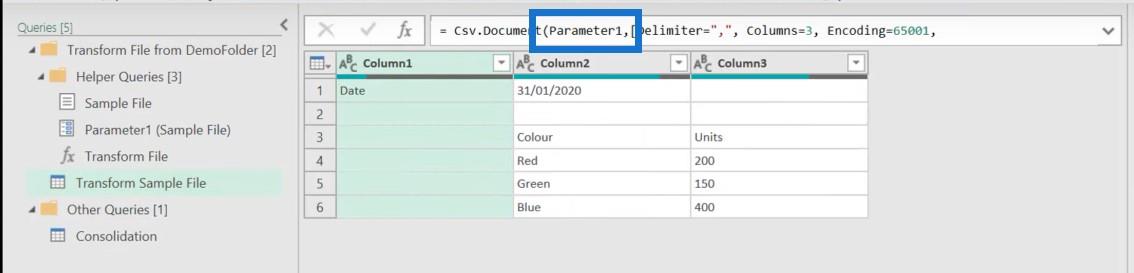 Power Query: Kombiner filer fra flere mapper