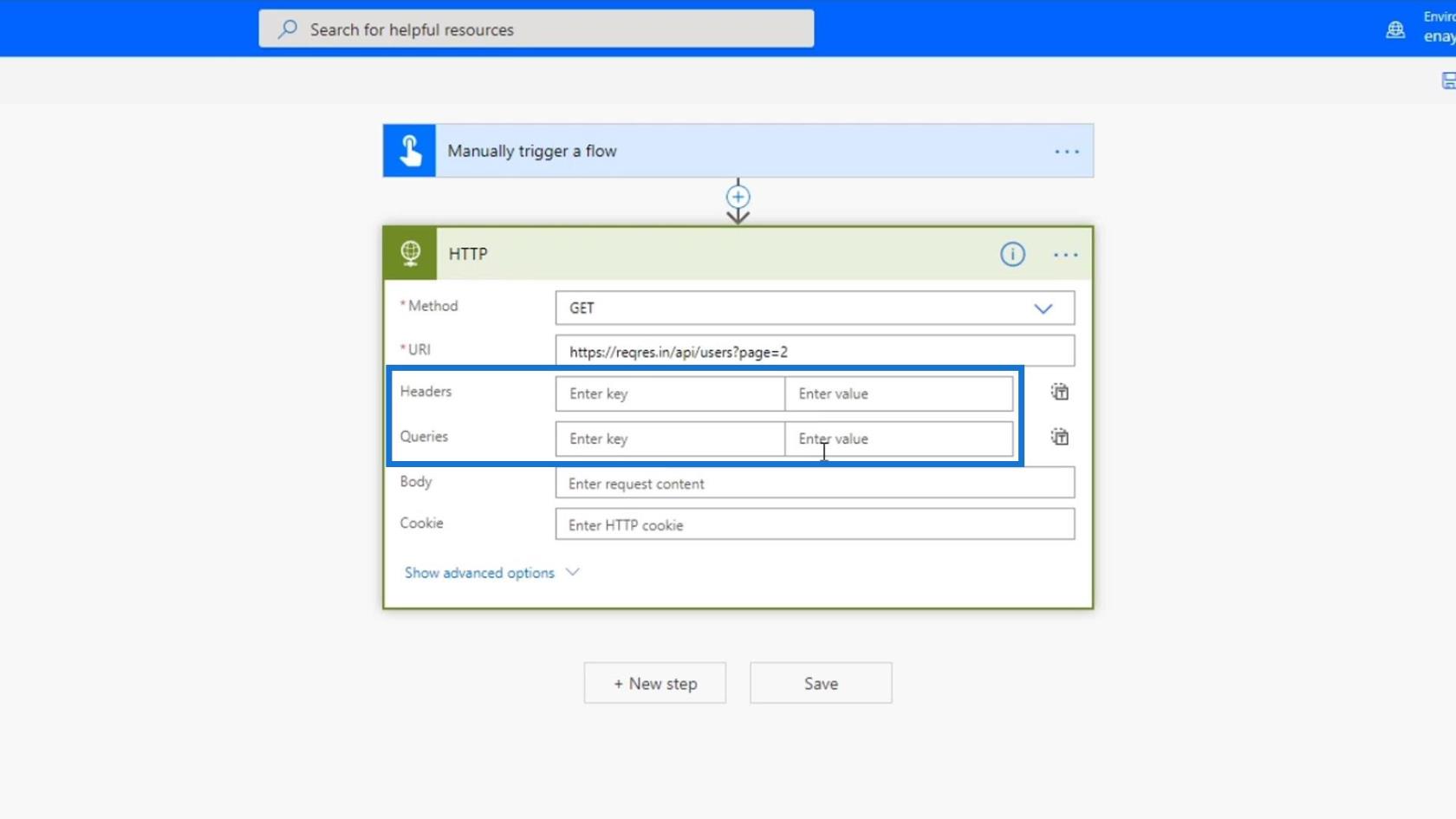 HTTP-pyyntö Power Automatessa – Johdanto