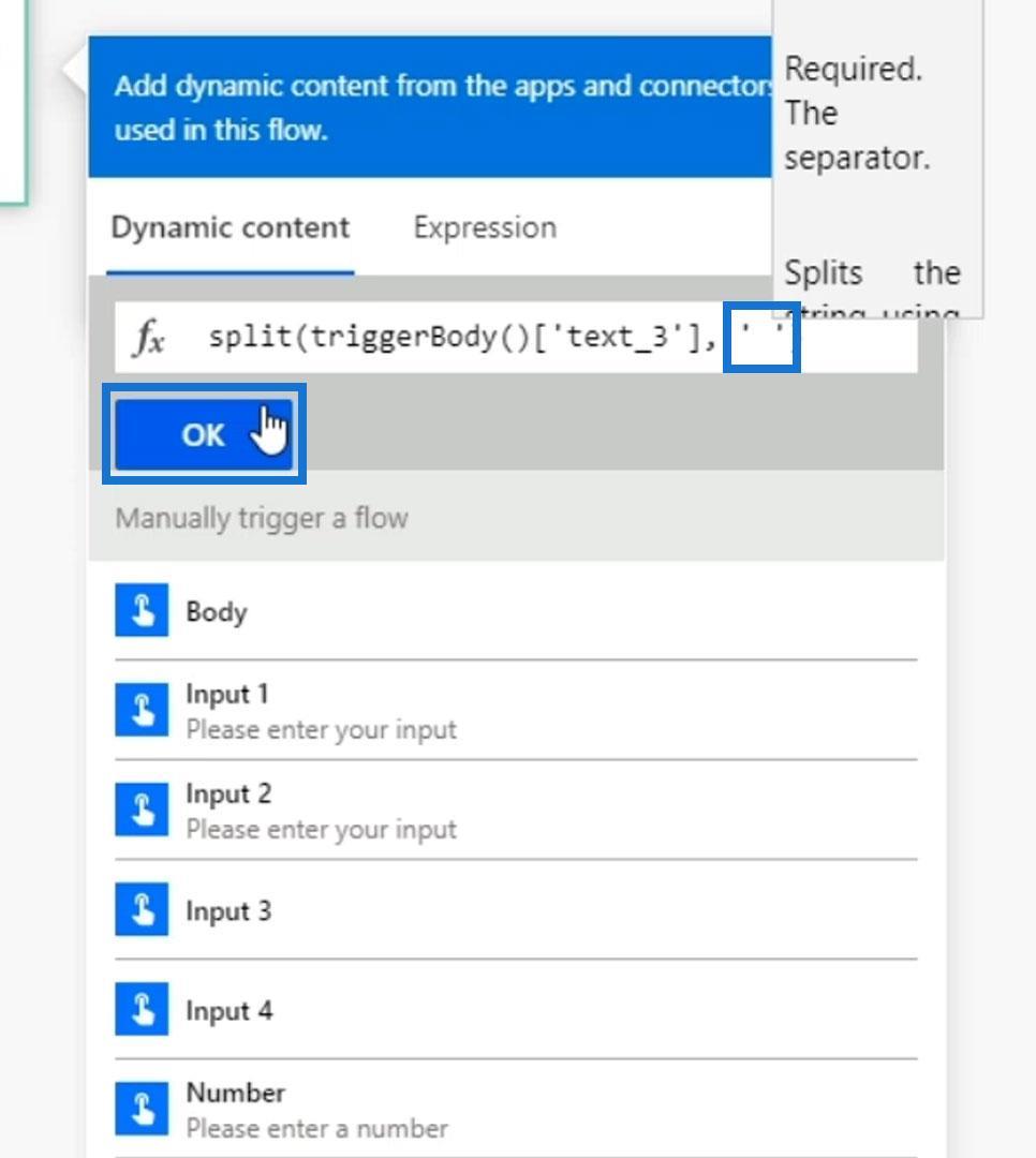 Power Automate Split Function and Arrays