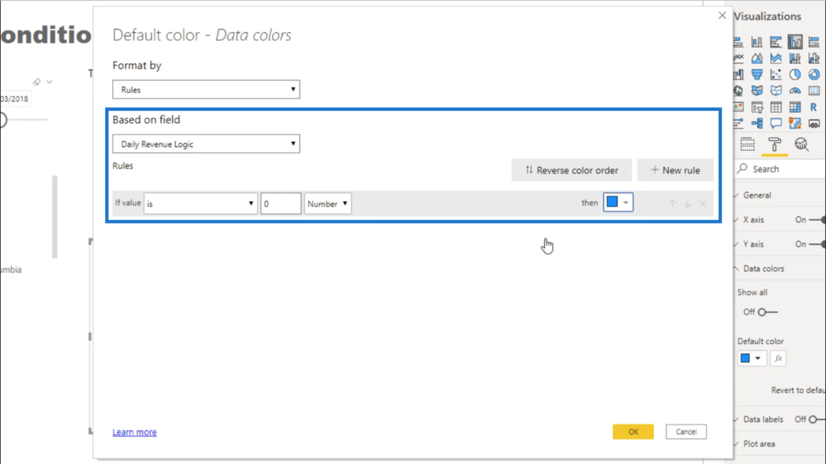 Vis frem unik innsikt ved å bruke betinget formatering i LuckyTemplates