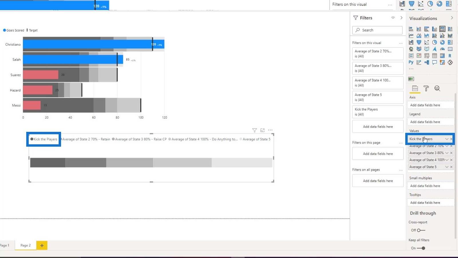 Punktdiagrammer: Avancerede brugerdefinerede billeder til Lucky Templates