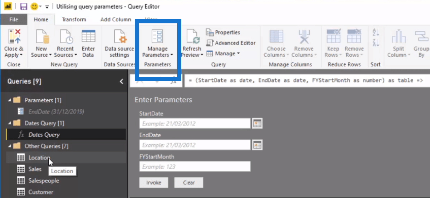 LuckyTemplates frågeparametrar: Optimera tabeller