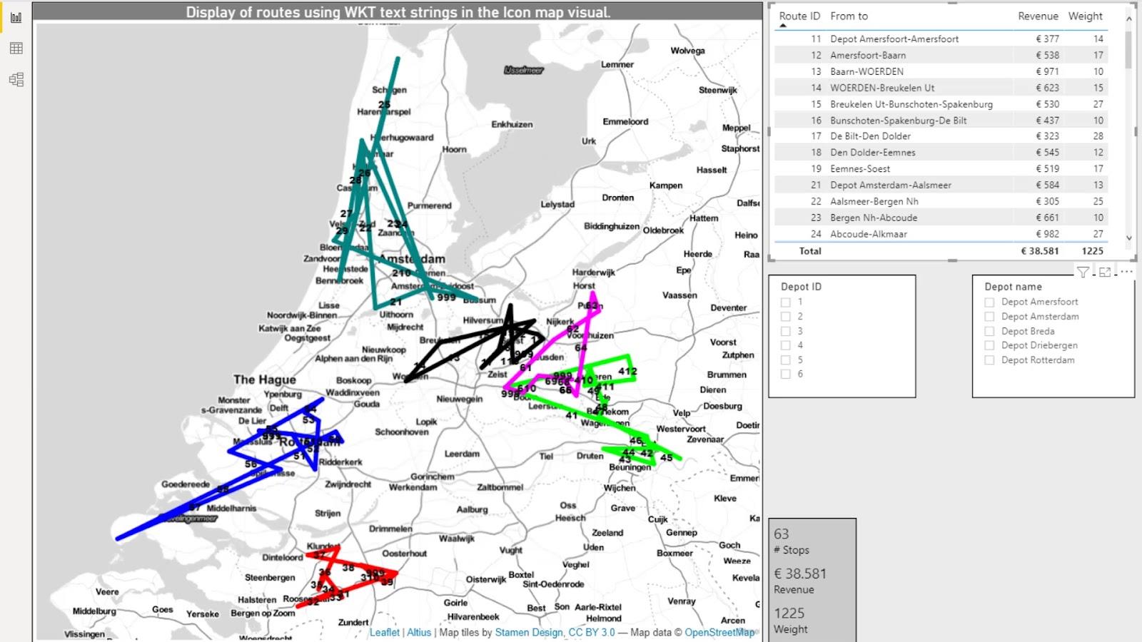 Vizuálna mapa ikon LuckyTemplates: WKT Strings