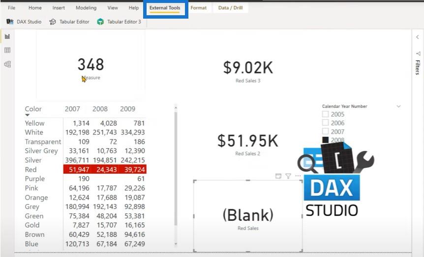 Utökade tabeller i LuckyTemplates