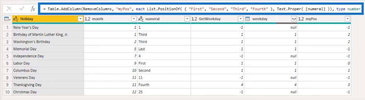 Evig feriekalender – POTW #12 (Power Query Solution)