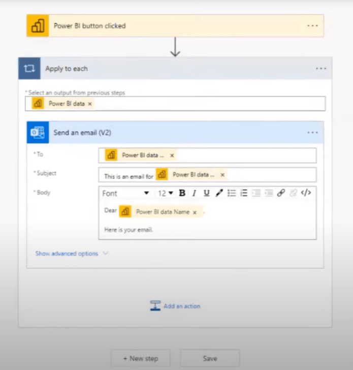 Odesílejte e-maily pomocí platformy LuckyTemplates a Power Automate