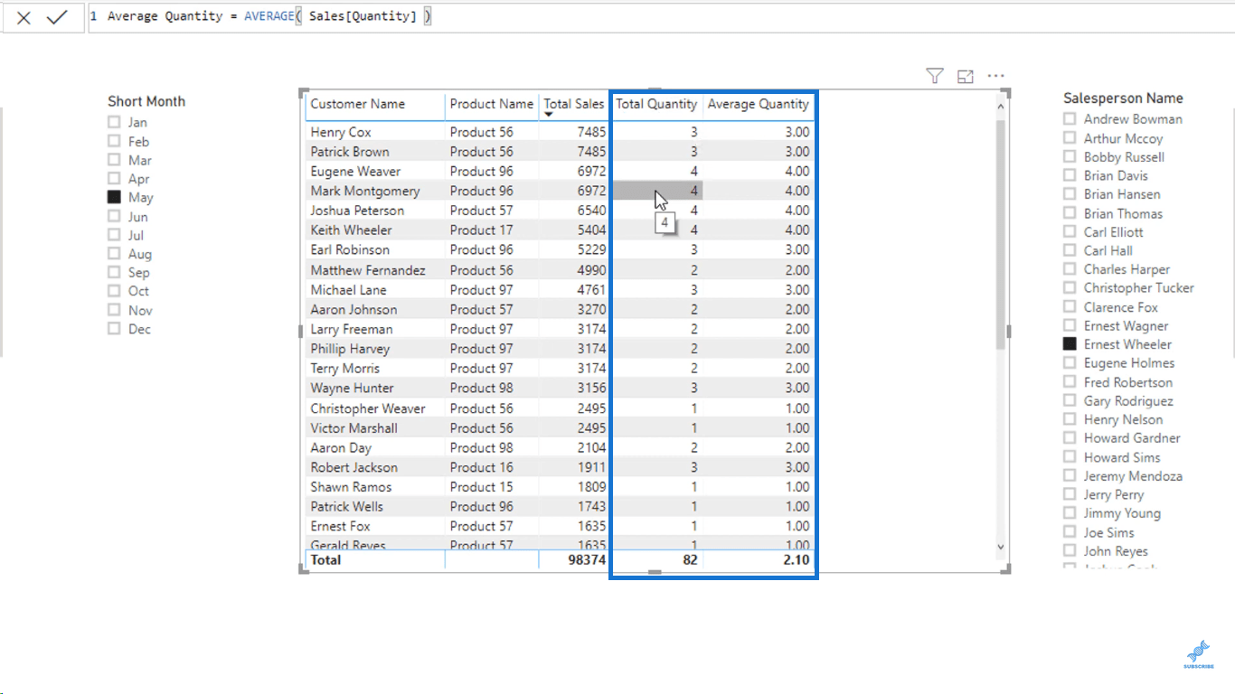 Simple aggregationer i Lucky Templates