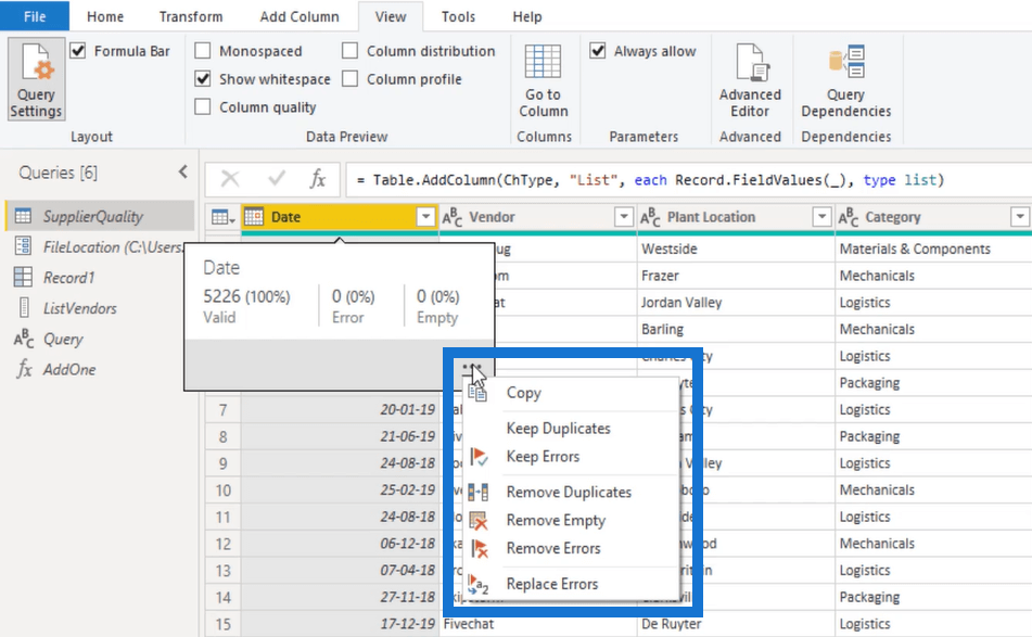 En rask oversikt over ulike Power Query-verktøy i LuckyTemplates