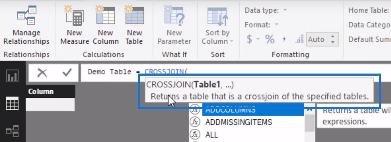 A CROSSJOIN funkció használata – LuckyTemplates és DAX oktatóanyag