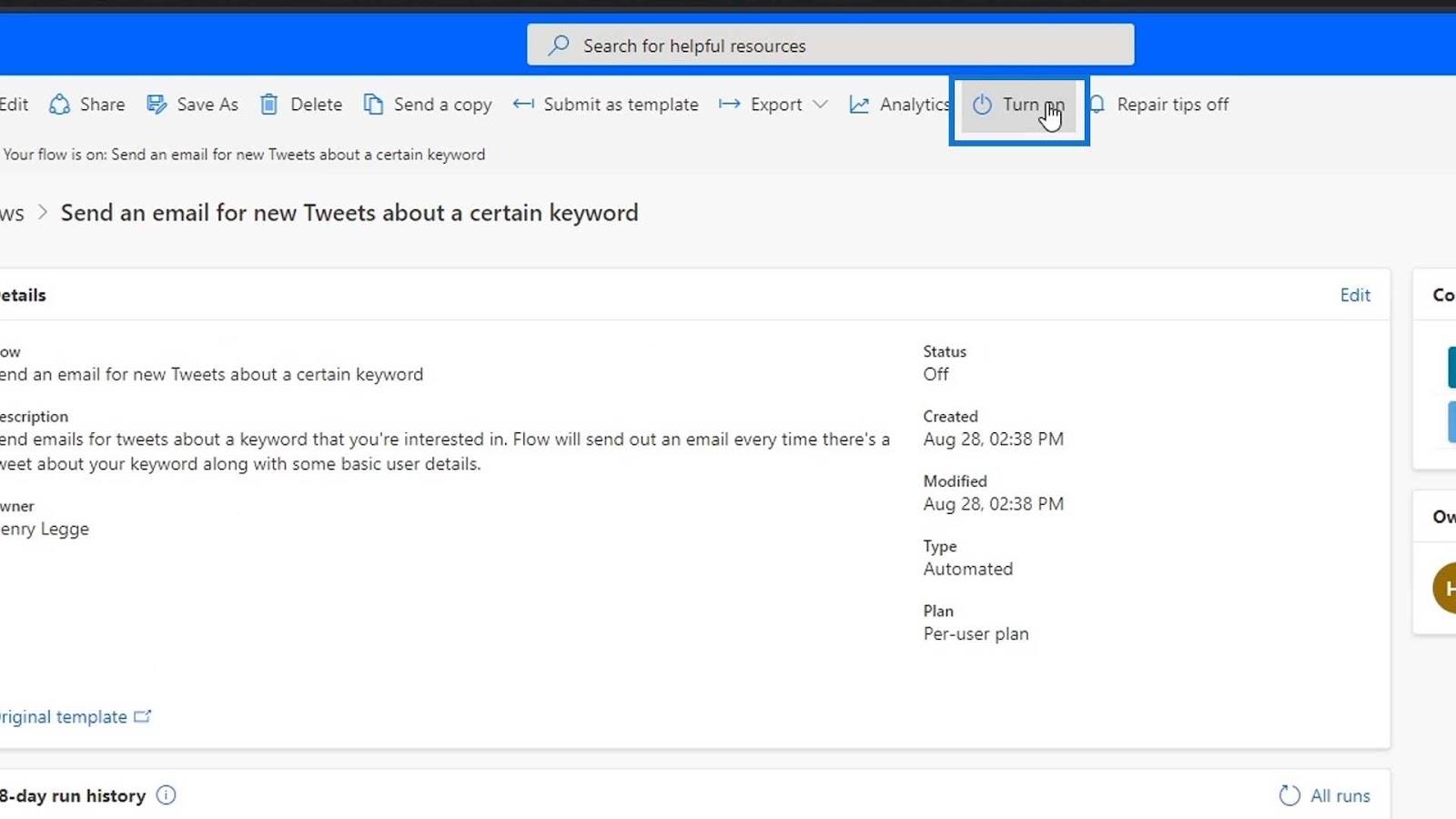 Microsoft Flow -opastus – Instant Vs.  Automatisoitu Flow