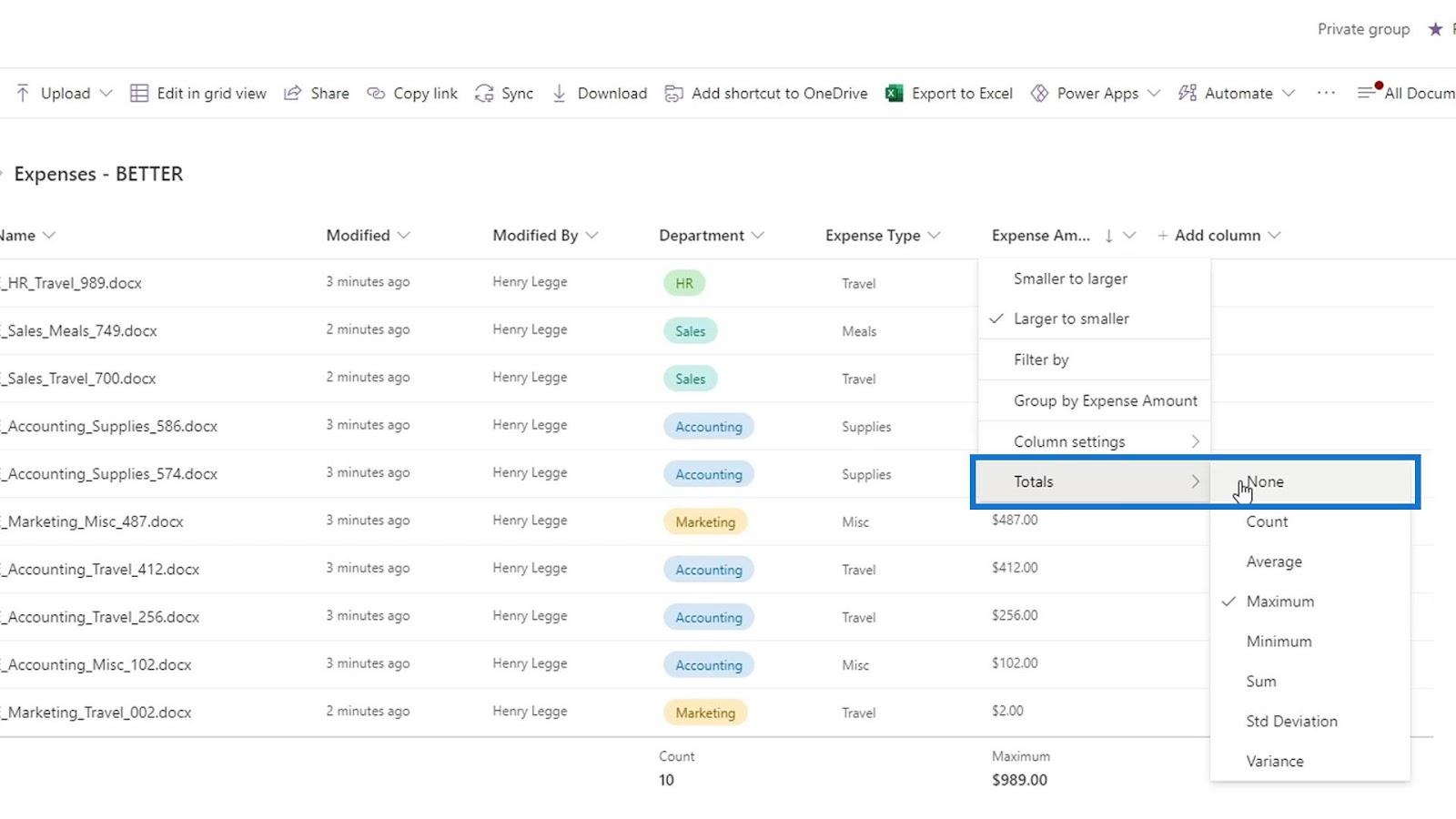 Додавання метаданих у SharePoint за допомогою стовпців