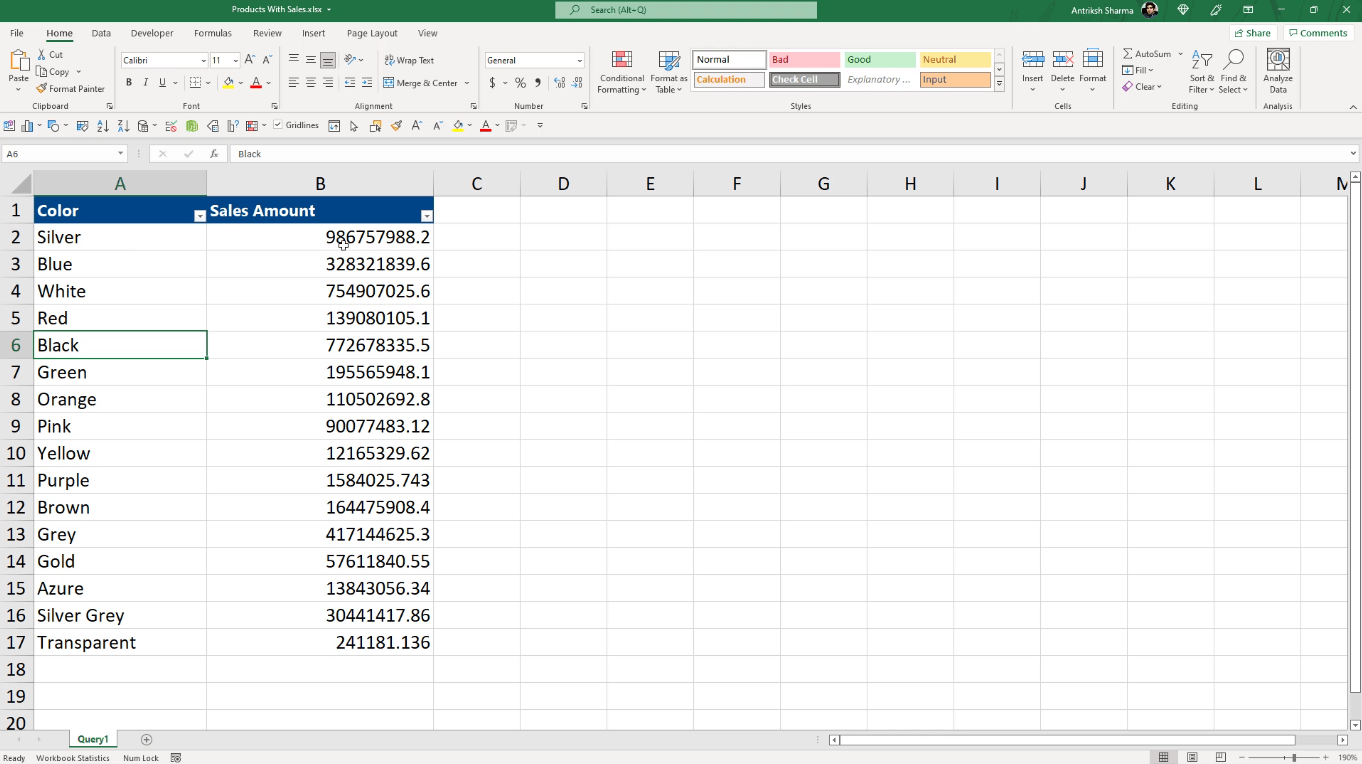 Kyselytuloksen purkaminen DAX Studiossa Output Option avulla