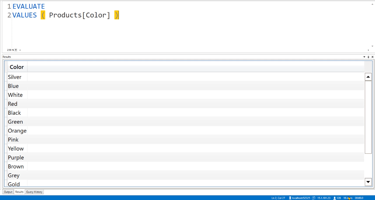 Kľúčové slovo DAX Studio EVALUATE: Základné príklady