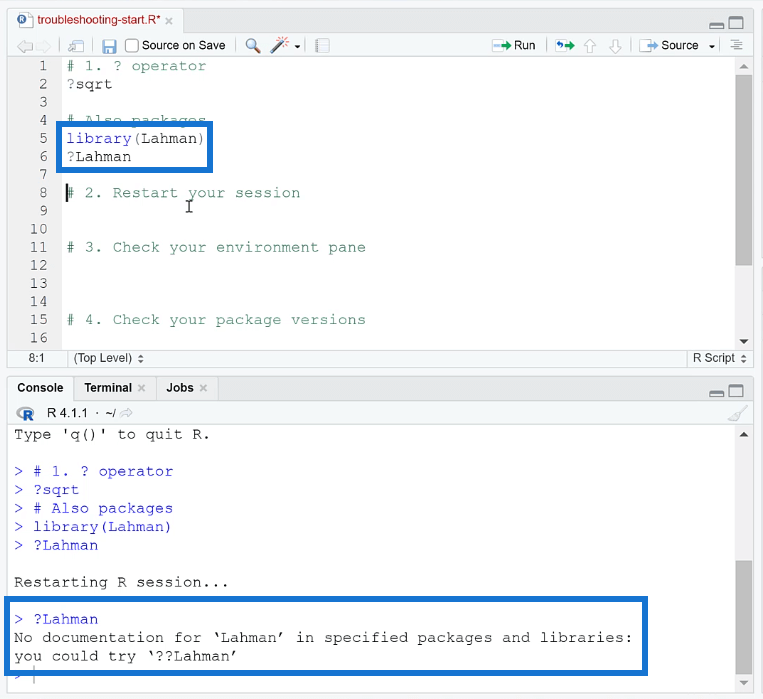 RStudio Súgó: Az R-problémák elhárításának módjai