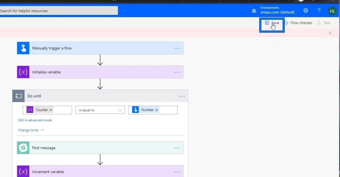 Do Until Loop Control у Power Automate