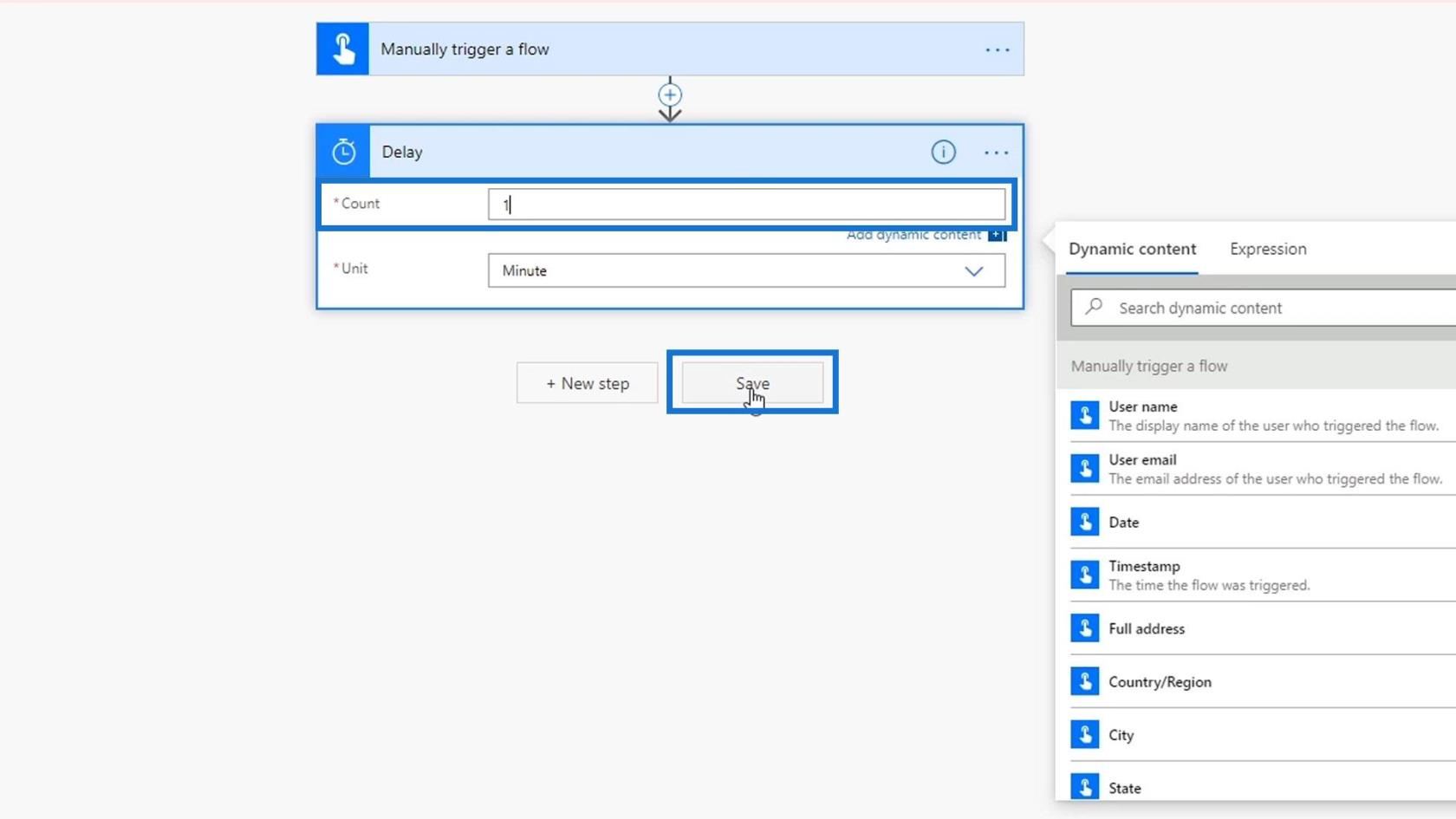 Munkafolyamat-bemenetek a Microsoft Power Automate-ban