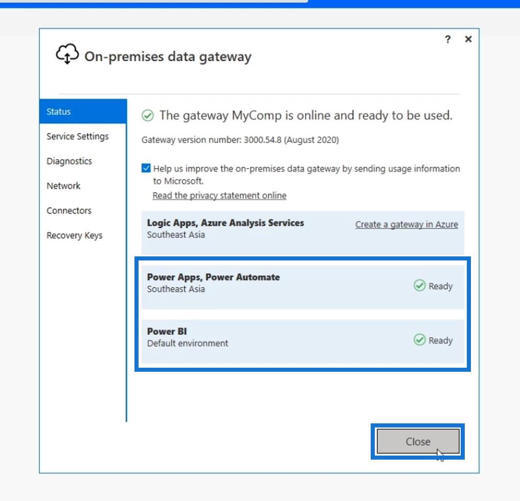 On-Premises Data Gateway Power Automatessa