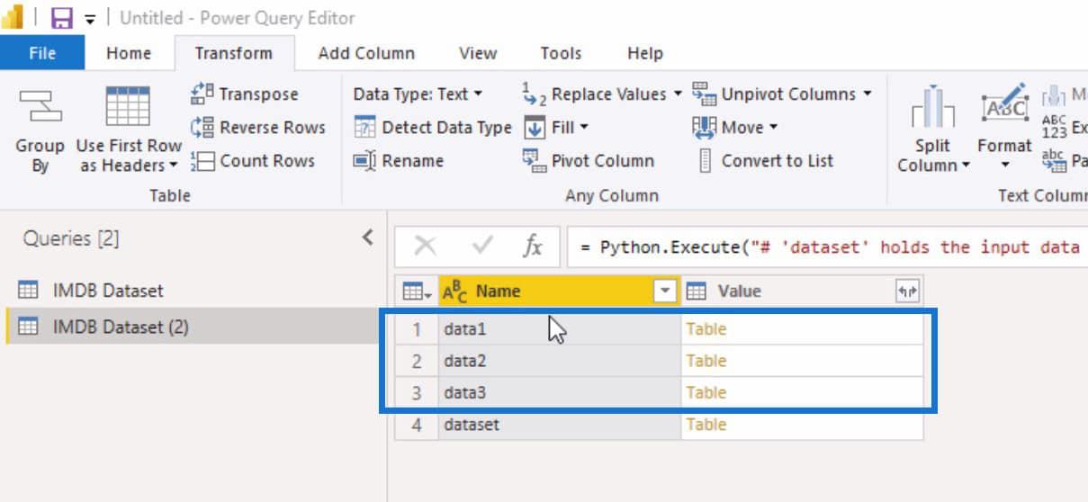 Python-datasett: Bruk av repeterbare koder