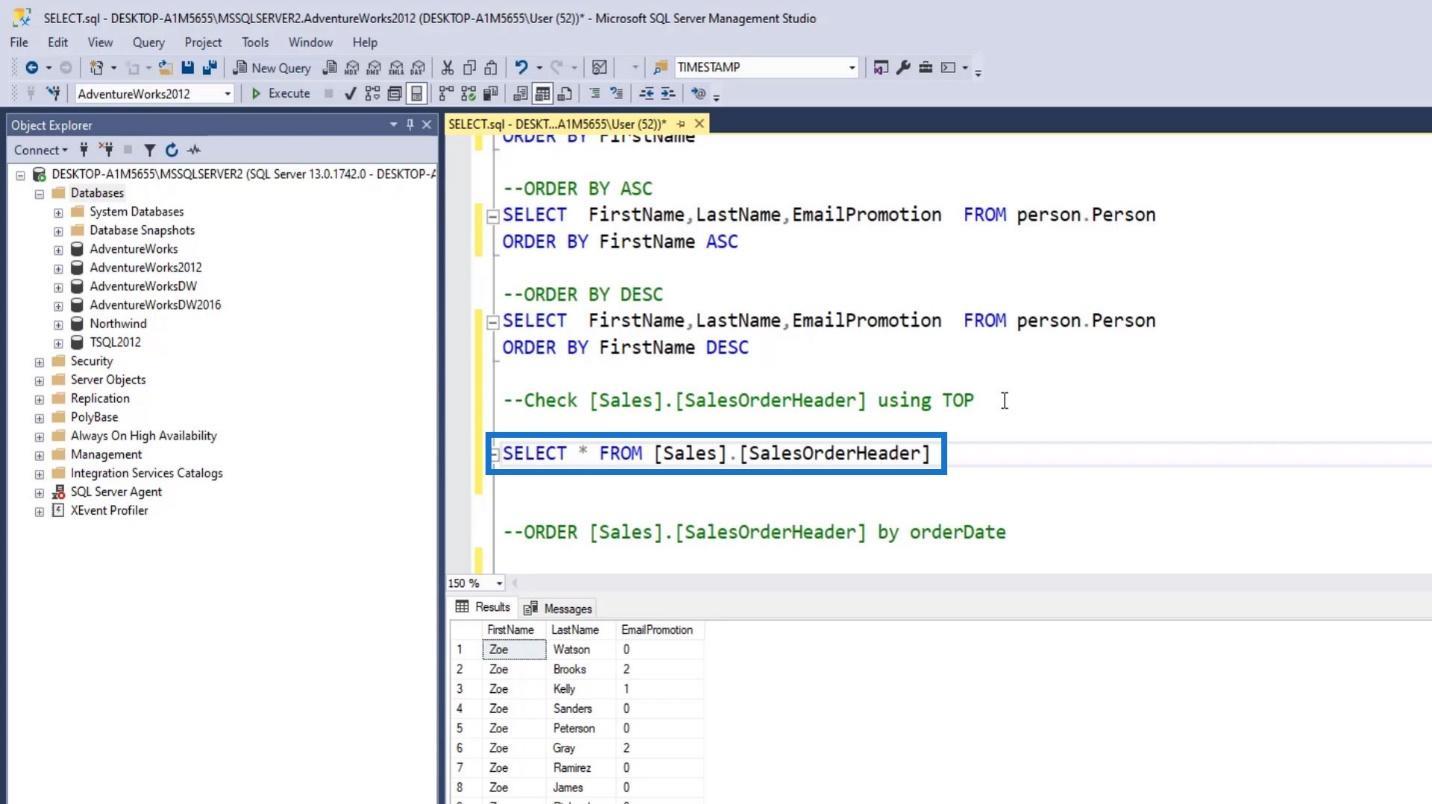 SQL SELECT-setning: en introduksjon