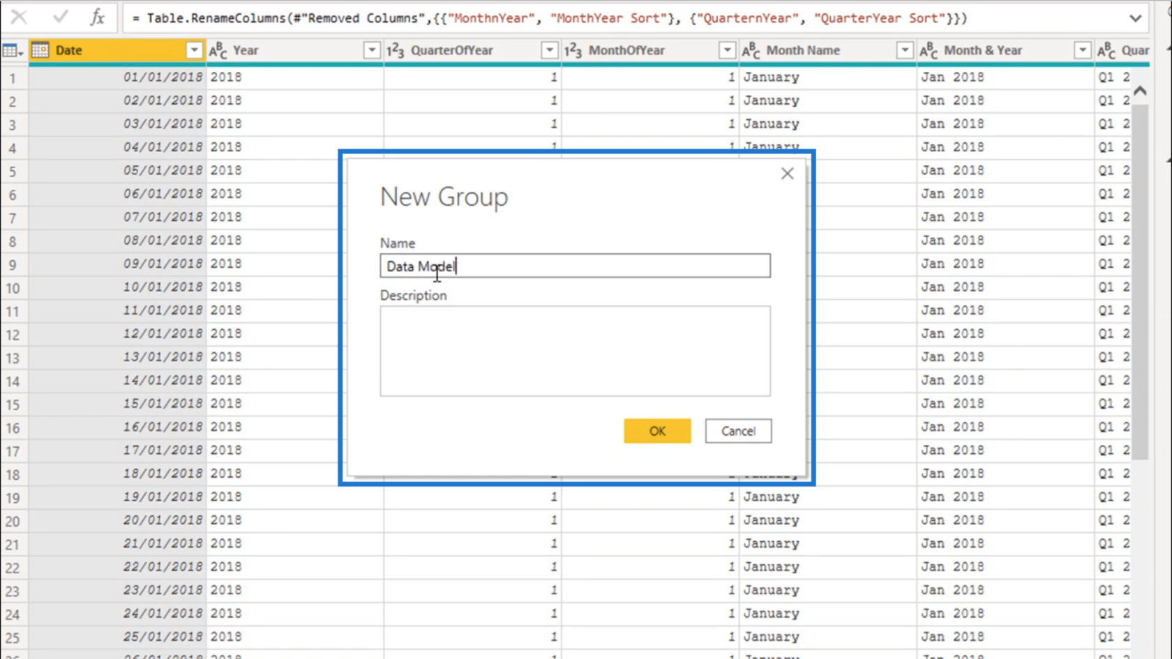 Organisere spørringene dine: LuckyTemplates Query Editor-opplæring