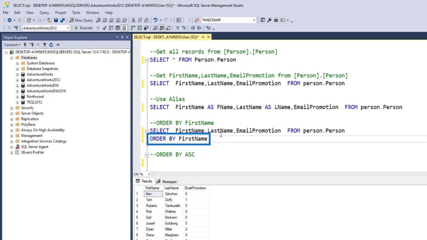 SQL SELECT-setning: en introduksjon