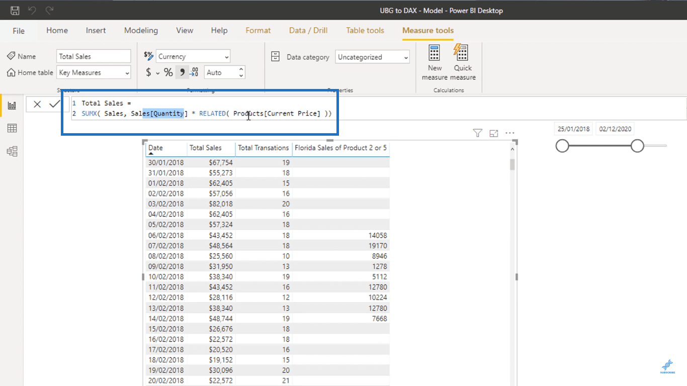 LuckyTemplates og Excel: forskjell i DAX-formler