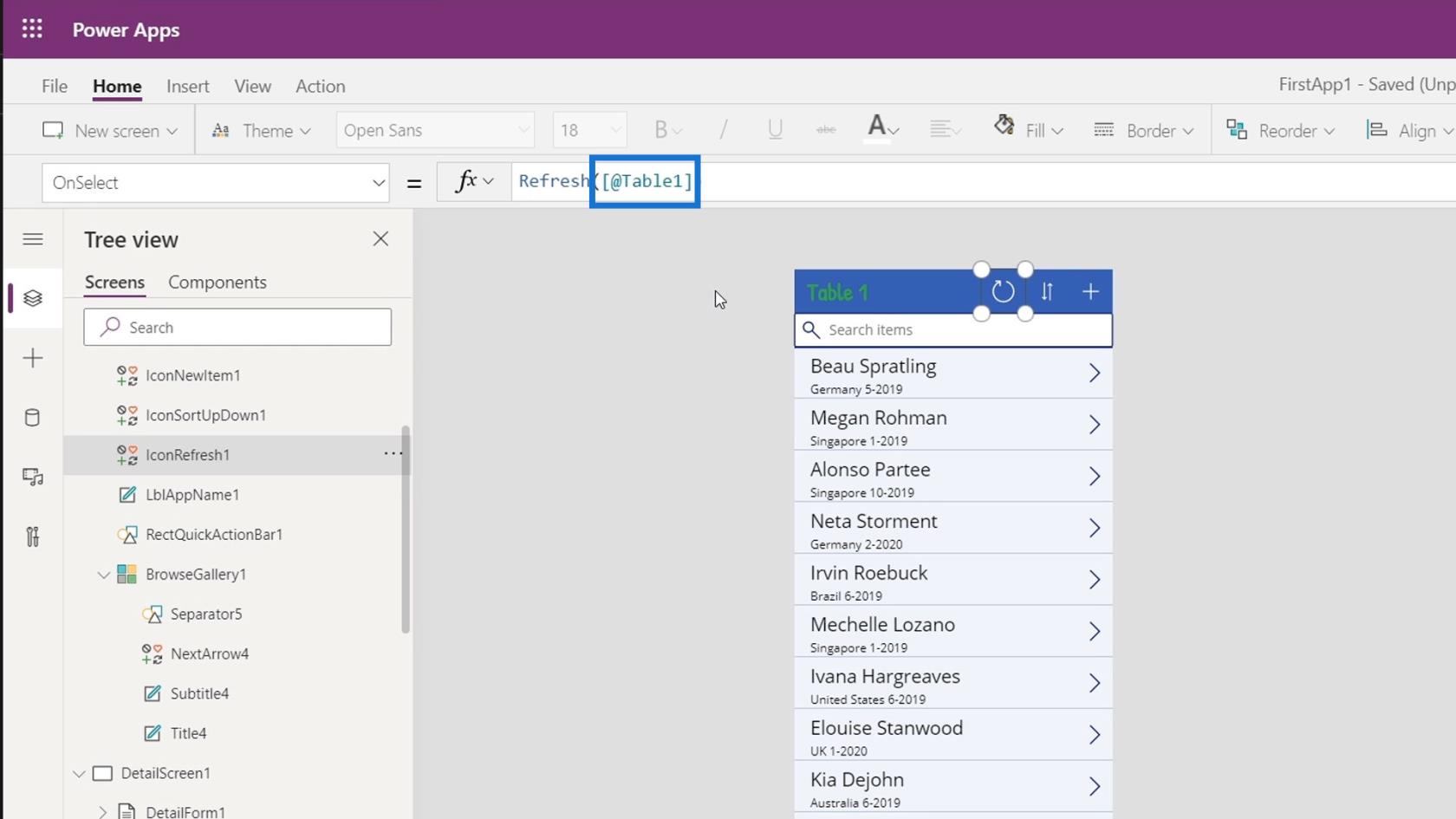 PowerApps funktioner och formler |  En introduktion