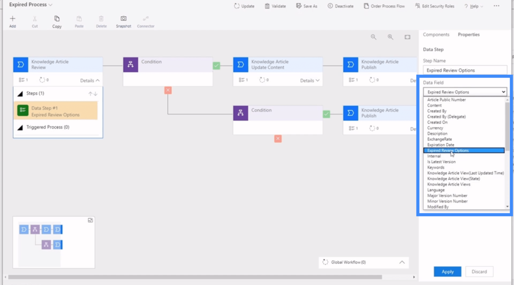 Power Apps Business Process Flow og dokumentation