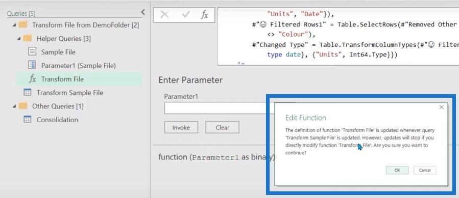 Power Query: Kombiner filer fra flere mapper