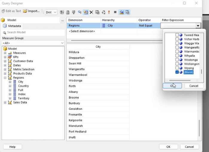 Použite kaskádové parametre na filtrovanie údajov v LuckyTemplates Report Builder