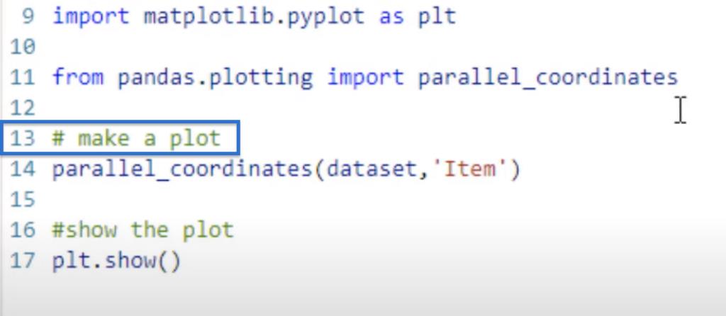 Sådan laver du parallelle koordinatplot i Python