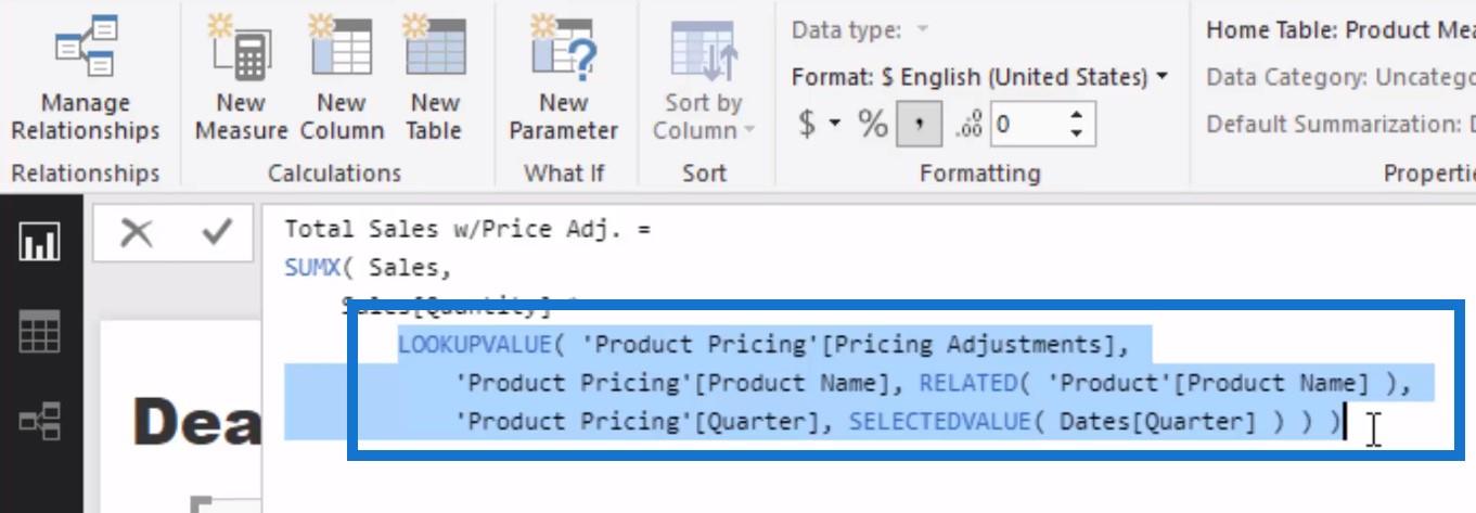 Bruke LuckyTemplates DAX-funksjoner for å håndtere produkter som har endrede priser overtid