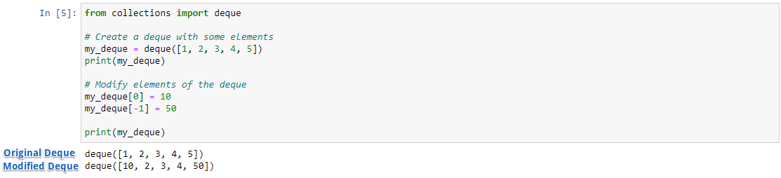 Deque в Python – підручник із прикладами
