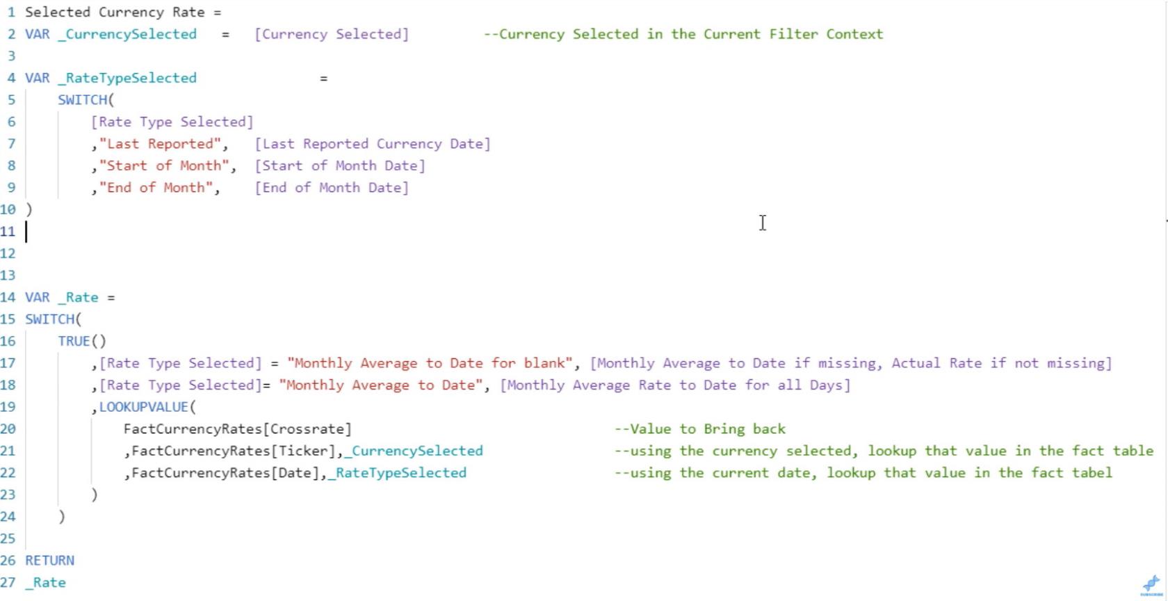 Valutakurser i LuckyTemplates: Hantering av saknade data