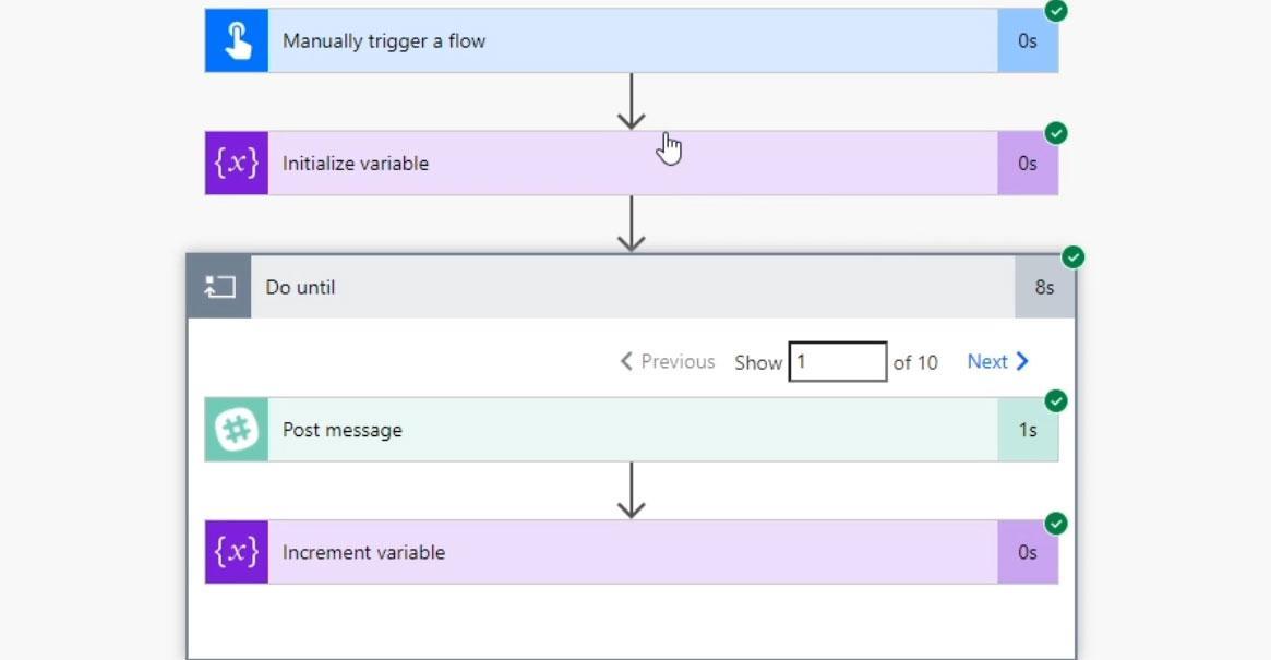 Do Until Loop Control у Power Automate