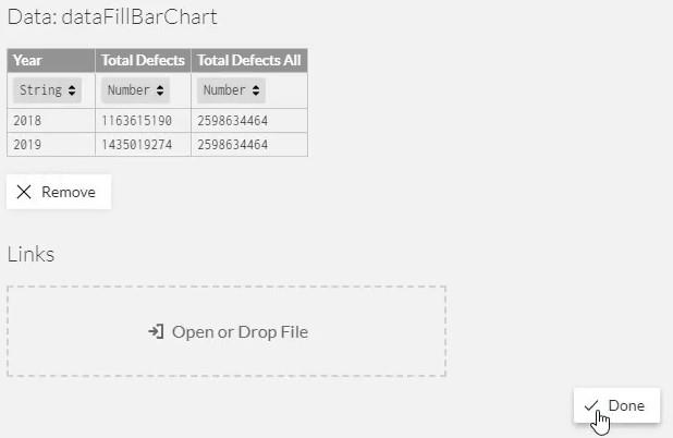 Kitöltés oszlopdiagram – oszlopdiagram-változat a LuckyTemplates jelentésekhez