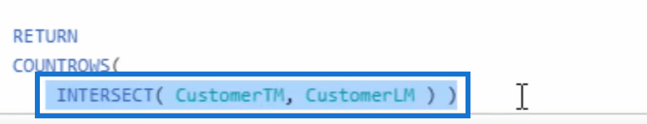 Kuinka maksimoida INTERSECT-funktion käyttö – Advanced DAX