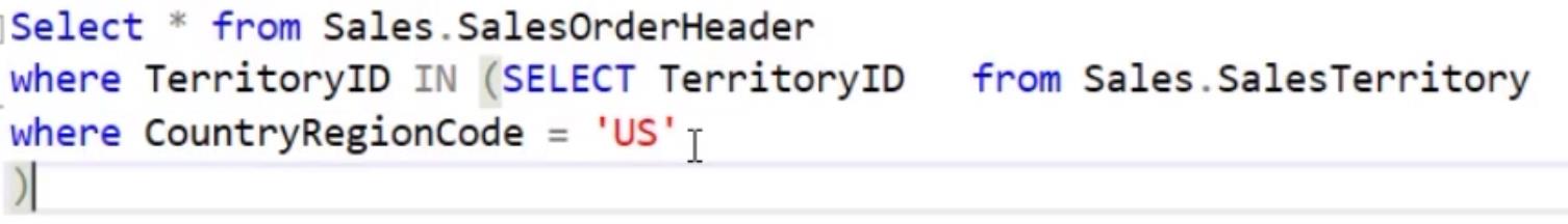 Underforespørgsel i SQL for LuckyTemplates-brugere