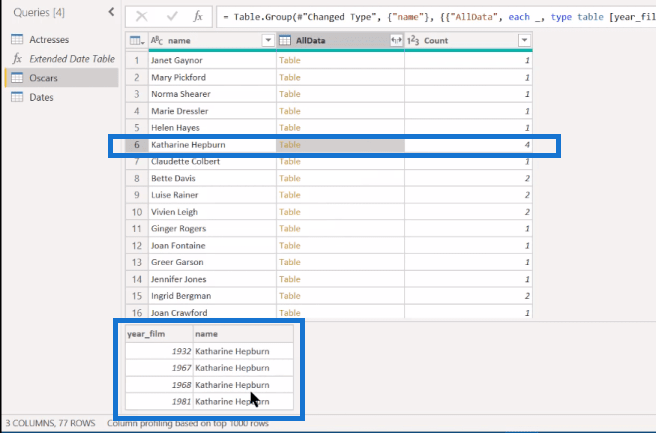 M kód a Power Query egyéni oszlopaiban |  LuckyTemplates