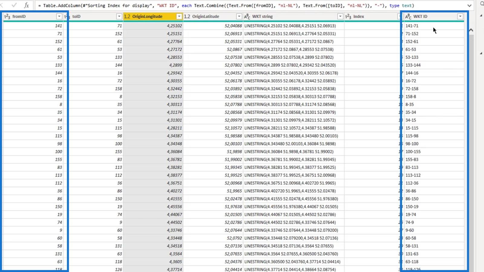 LuckyTemplates Ikontérkép Vizuális: WKT Strings