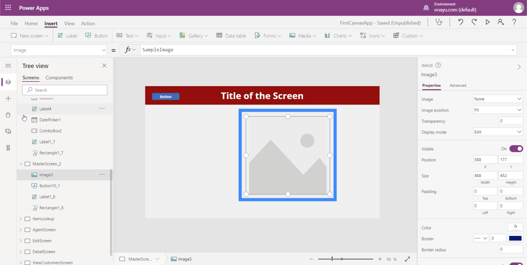 PowerApps-billeder kombineret med pen, kamera og upload fotoinput