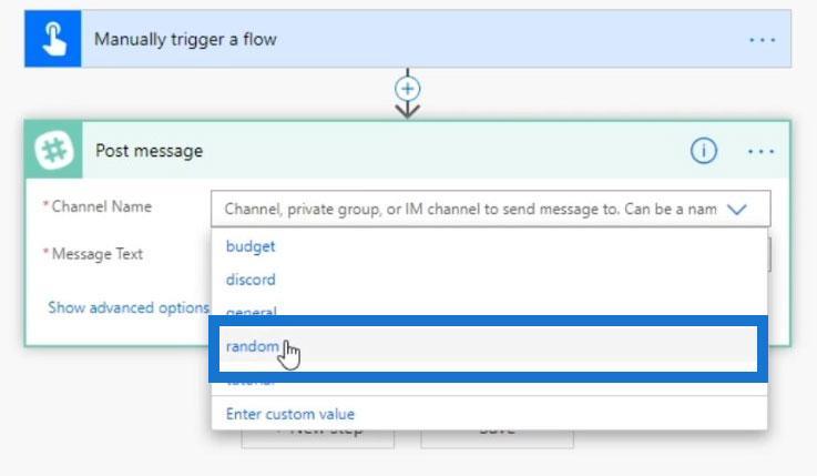 Knapflow i Microsoft Power Automate